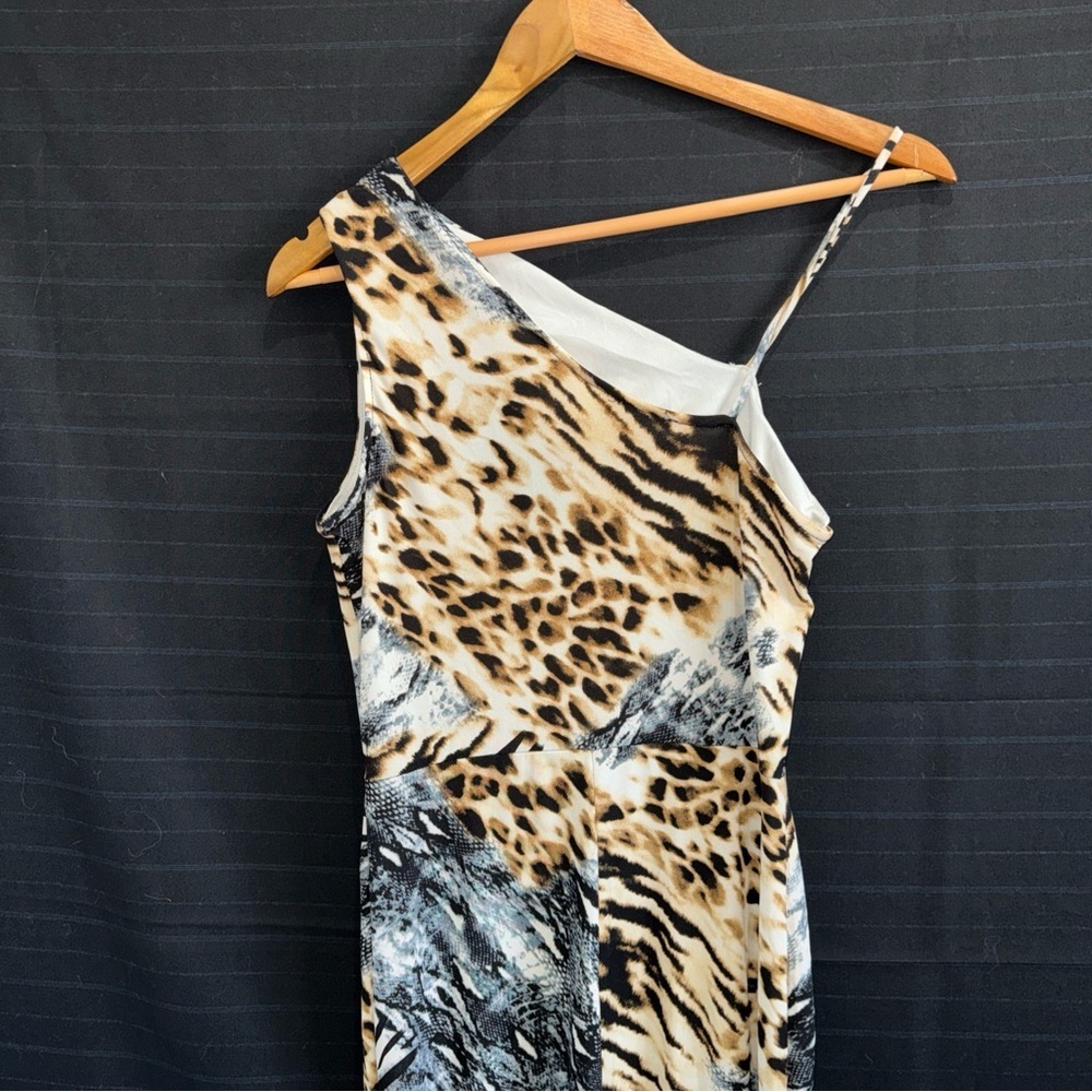 Fashion Nova Med Animal Print One Piece Body Jump Suit Clubwear Bodycon Sexy - Picture 8 of 9